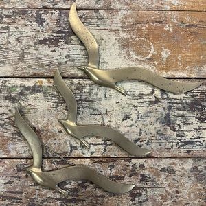 Gold Metal Birds